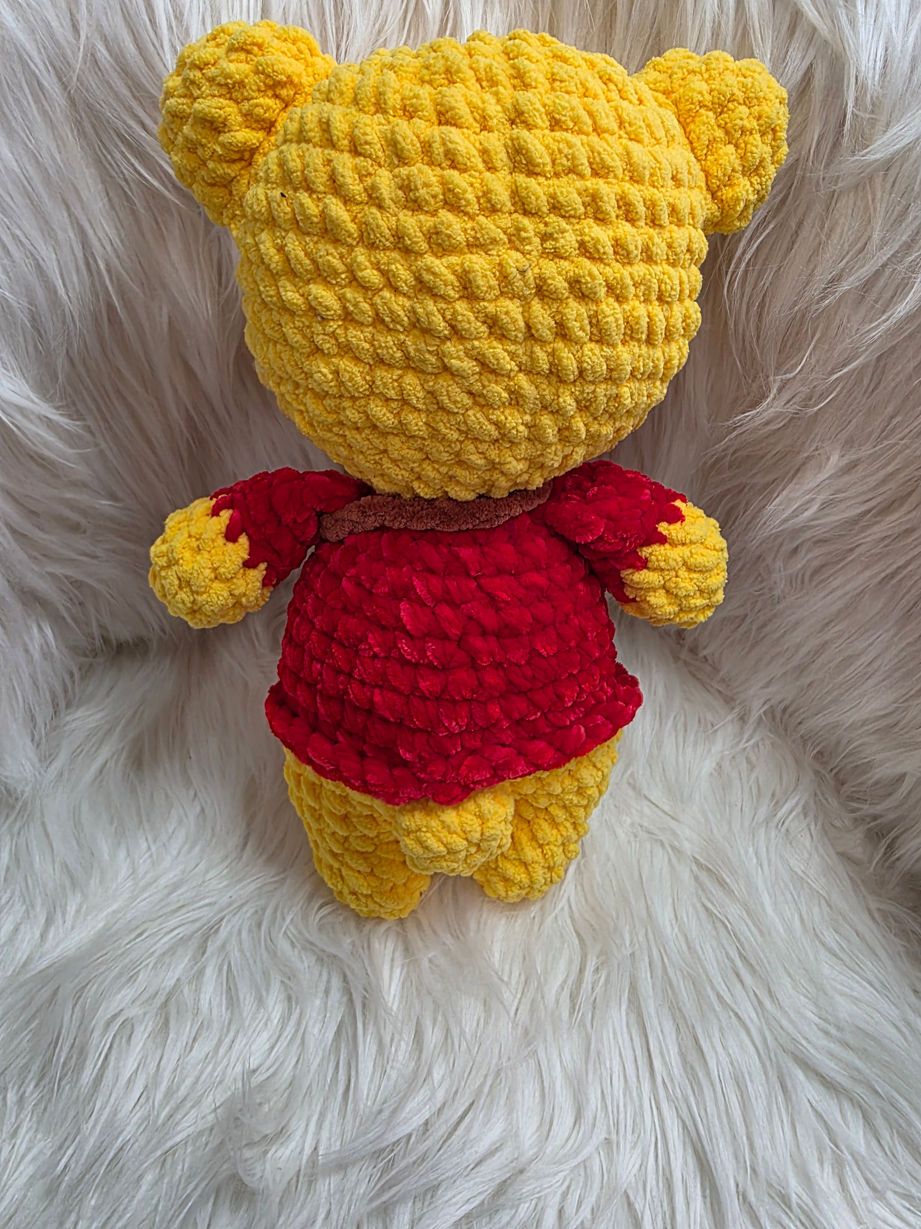 HONEY-LOVING BEAR CROCHET PLUSHIE